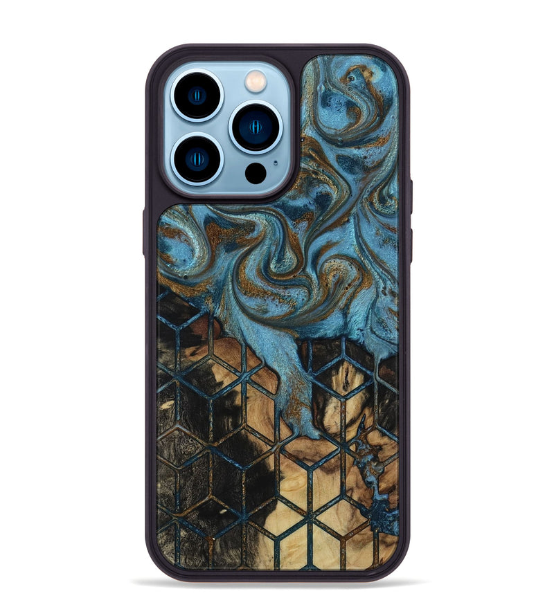 iPhone 14 Pro Max Wood Phone Case - Tammi (Pattern, 818215)
