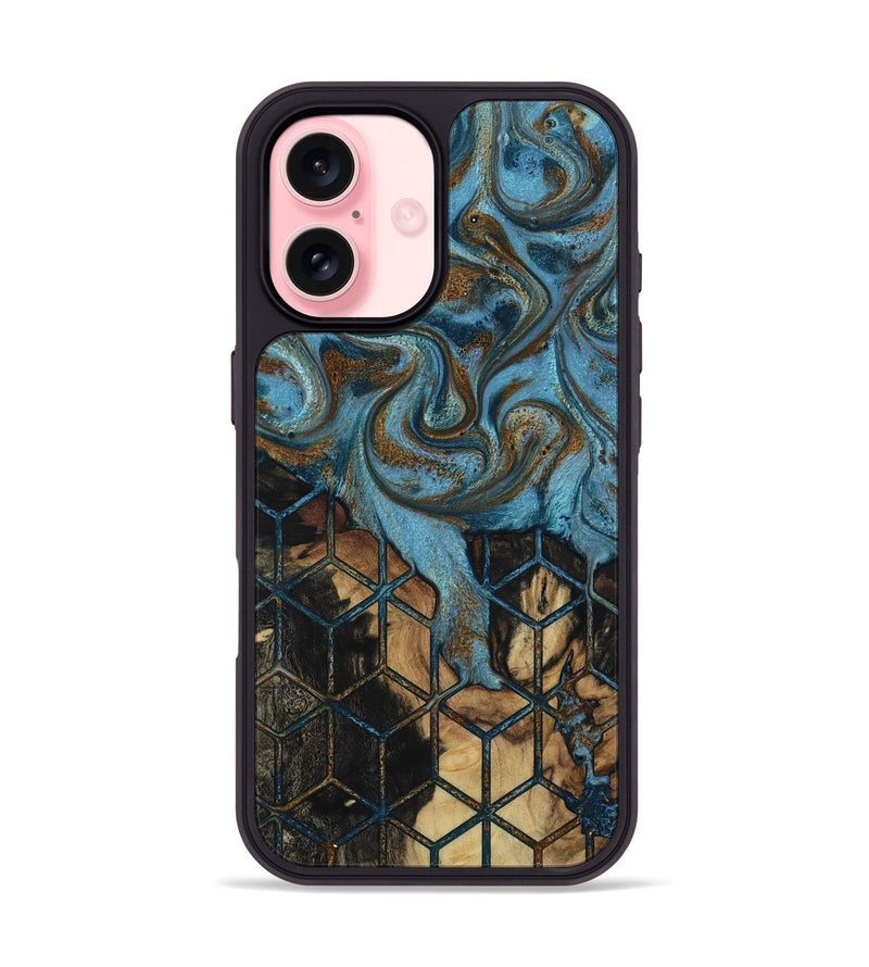iPhone 16 Wood Phone Case - Tammi (Pattern, 818215)