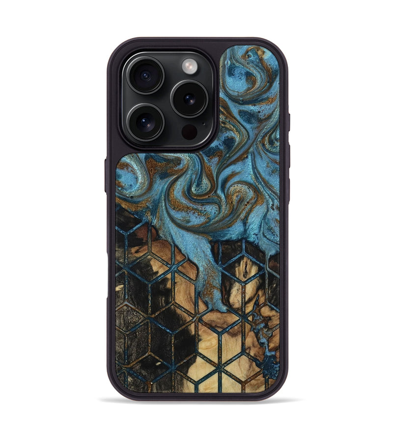 iPhone 16 Pro Wood Phone Case - Tammi (Pattern, 818215)