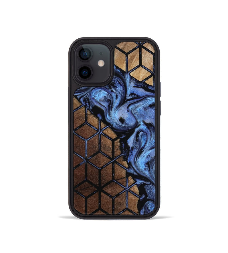 iPhone 12 mini Wood Phone Case - Ozzy (Pattern, 818216)
