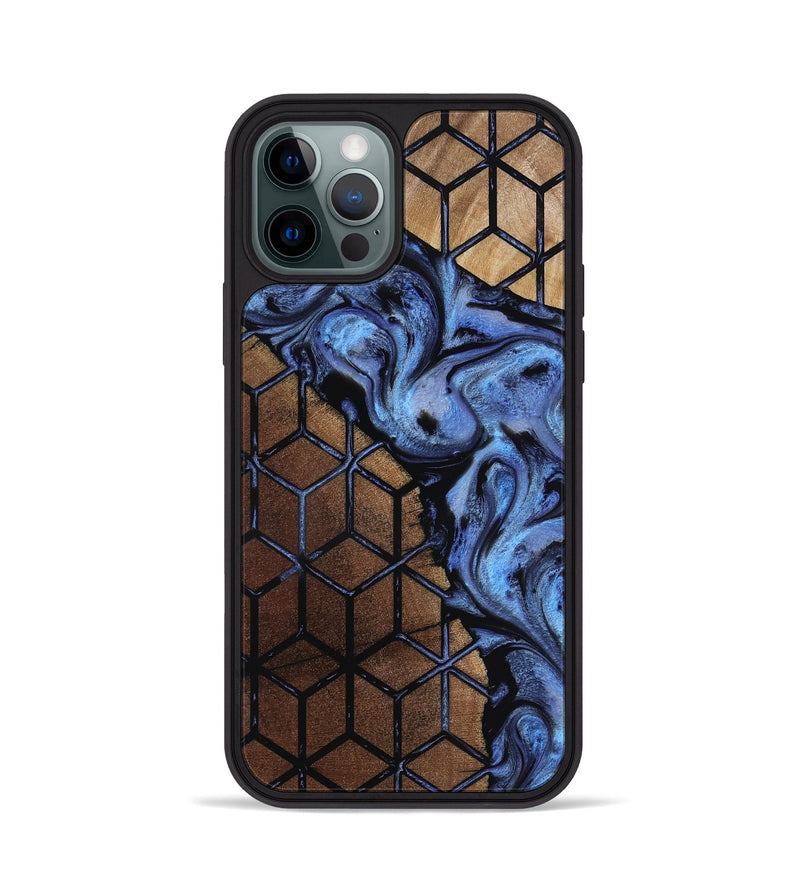 iPhone 12 Pro Wood Phone Case - Ozzy (Pattern, 818216)
