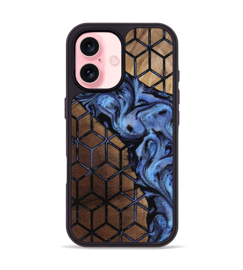 iPhone 16 Wood Phone Case - Ozzy (Pattern, 818216)