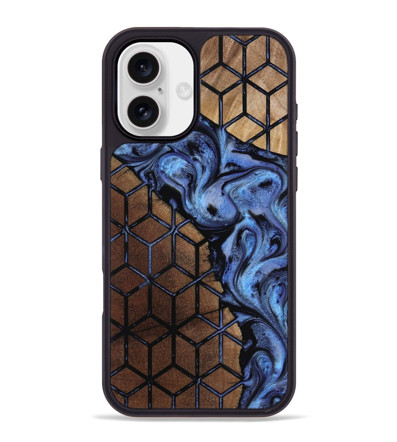 iPhone 16 Plus Wood Phone Case - Ozzy (Pattern, 818216)