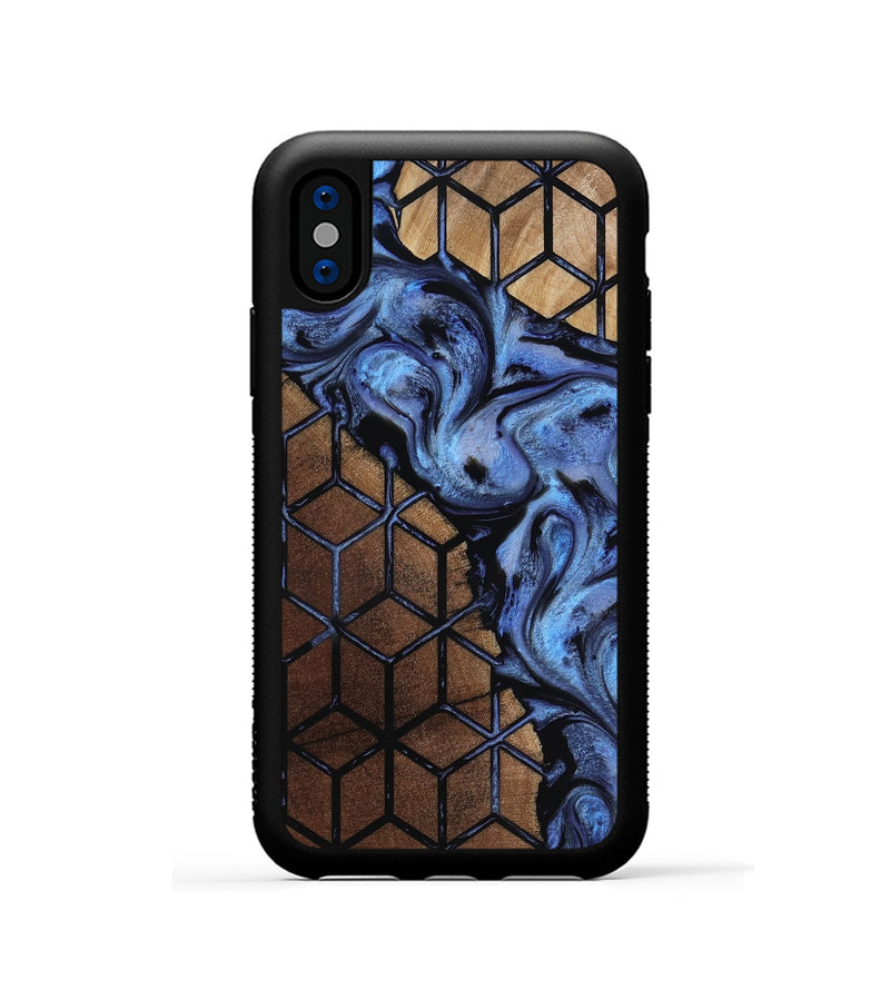iPhone Xs Wood Phone Case - Ozzy (Pattern, 818216)