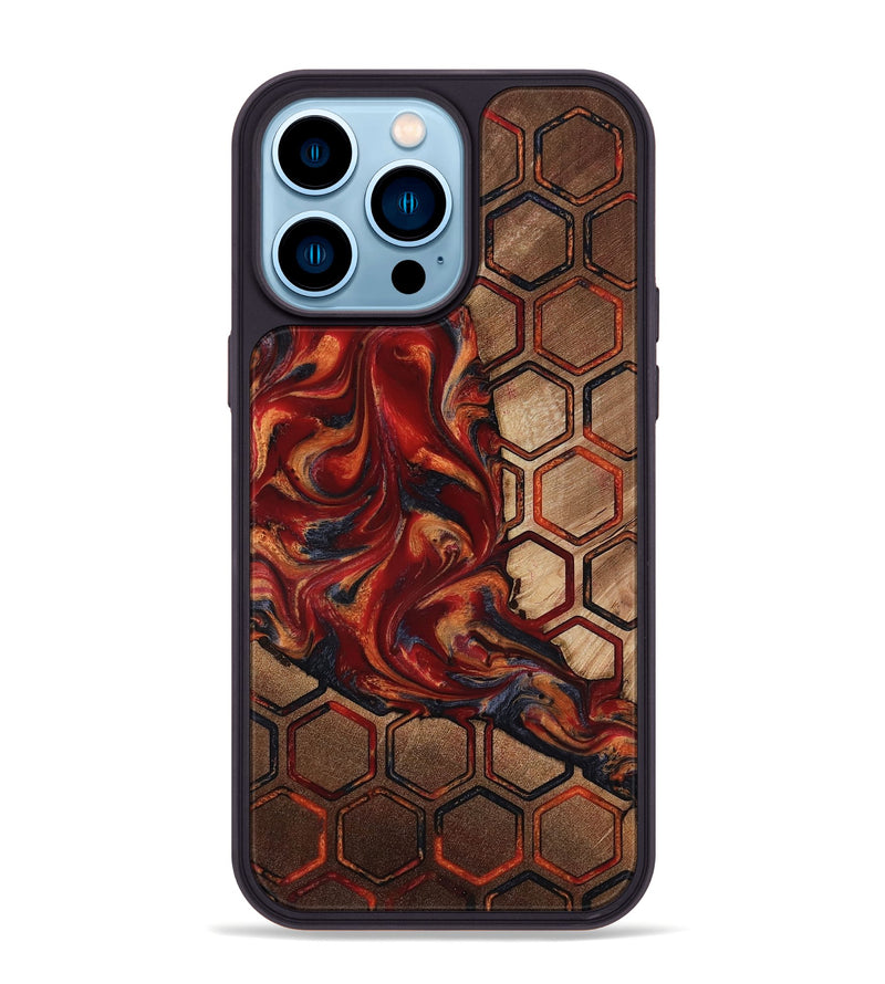 iPhone 14 Pro Max Wood Phone Case - Donie (Pattern, 818217)