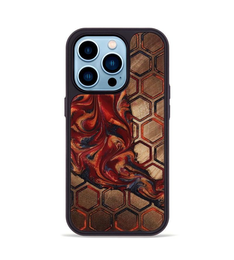 iPhone 14 Pro Wood Phone Case - Donie (Pattern, 818217)