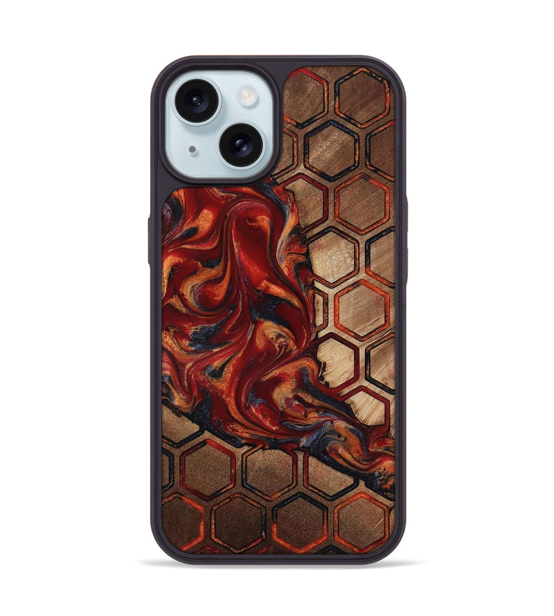 iPhone 15 Wood Phone Case - Donie (Pattern, 818217)