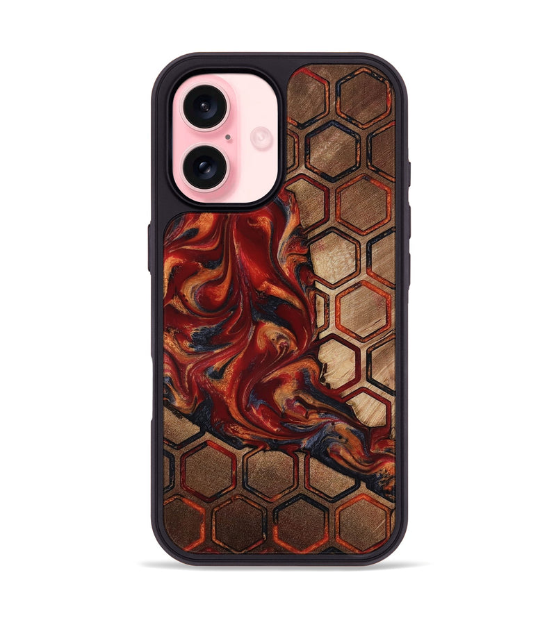 iPhone 16 Wood Phone Case - Donie (Pattern, 818217)