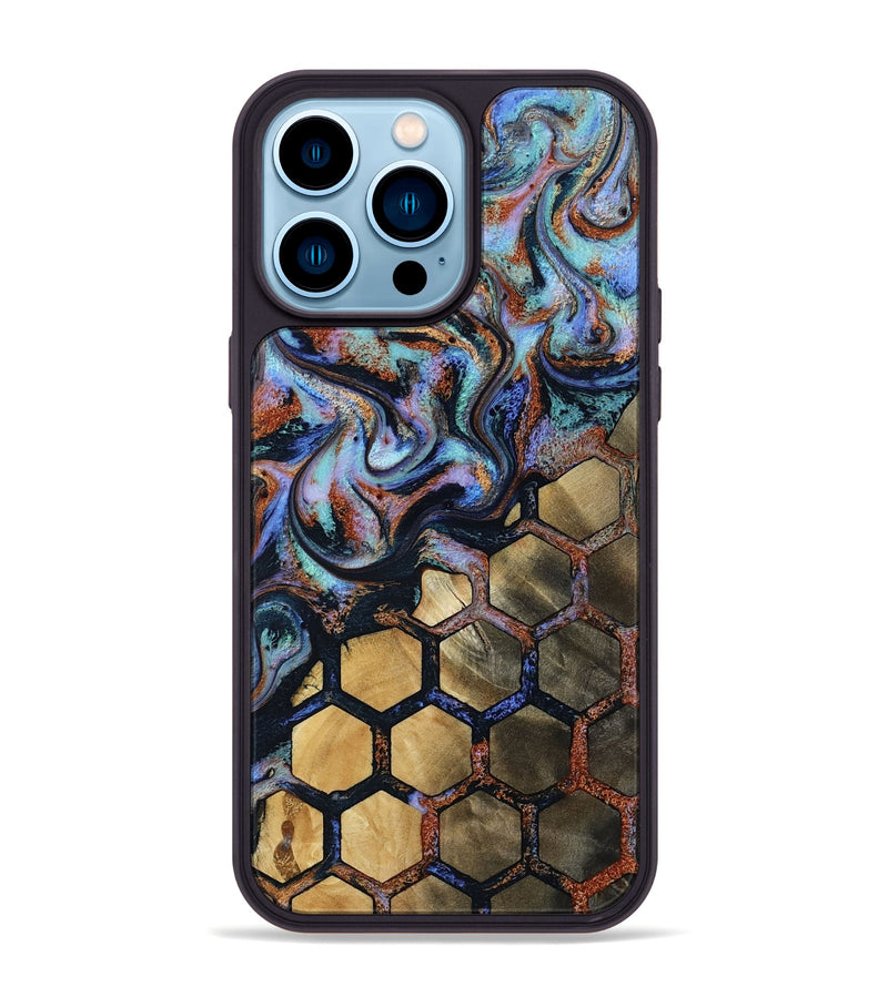 iPhone 14 Pro Max Wood Phone Case - Daja (Pattern, 818218)