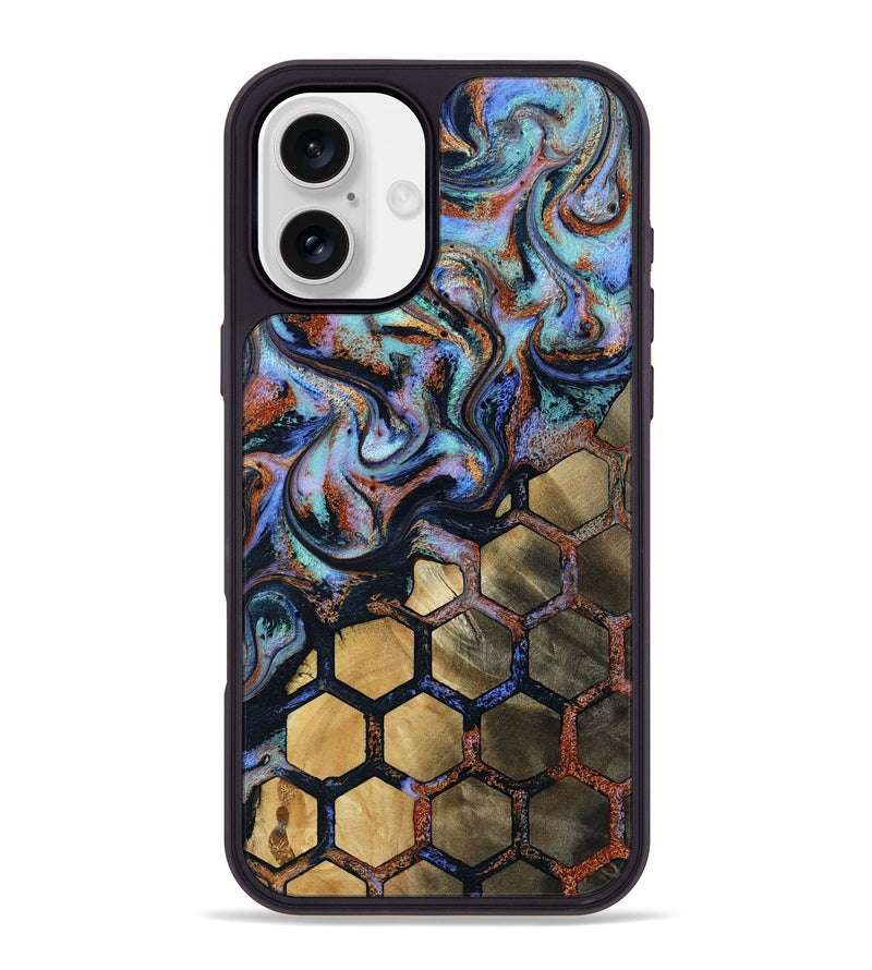iPhone 16 Plus Wood Phone Case - Daja (Pattern, 818218)