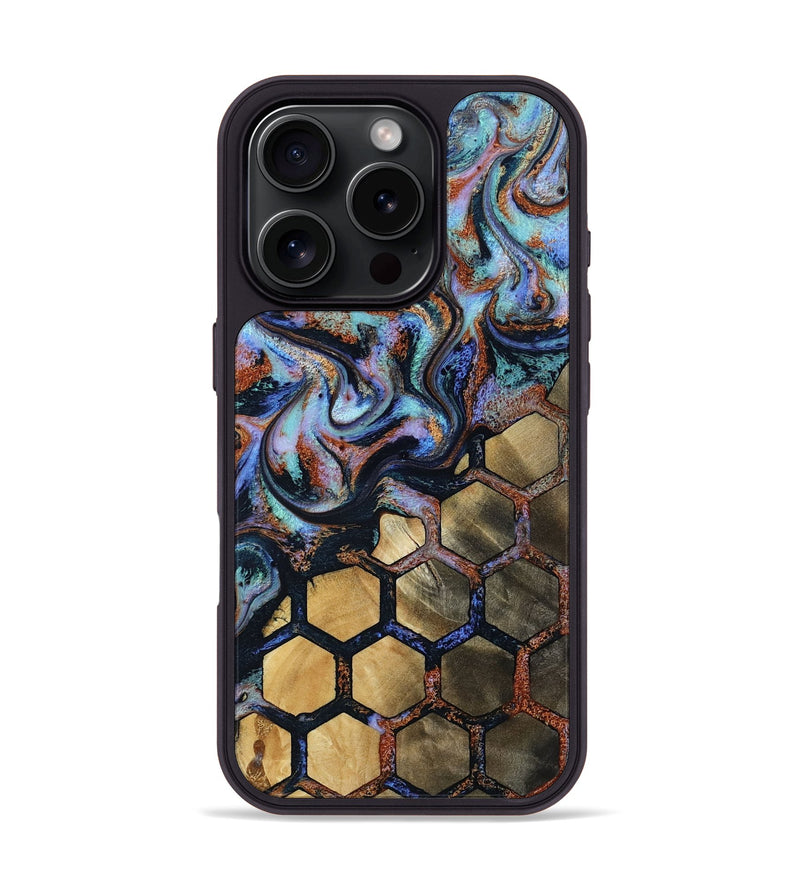 iPhone 16 Pro Wood Phone Case - Daja (Pattern, 818218)