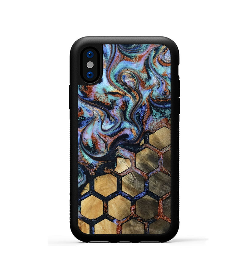 iPhone Xs Wood Phone Case - Daja (Pattern, 818218)