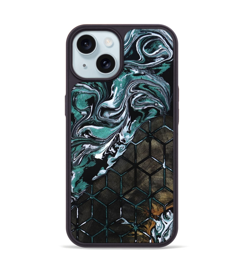 iPhone 15 Wood Phone Case - Sloan (Pattern, 818219)