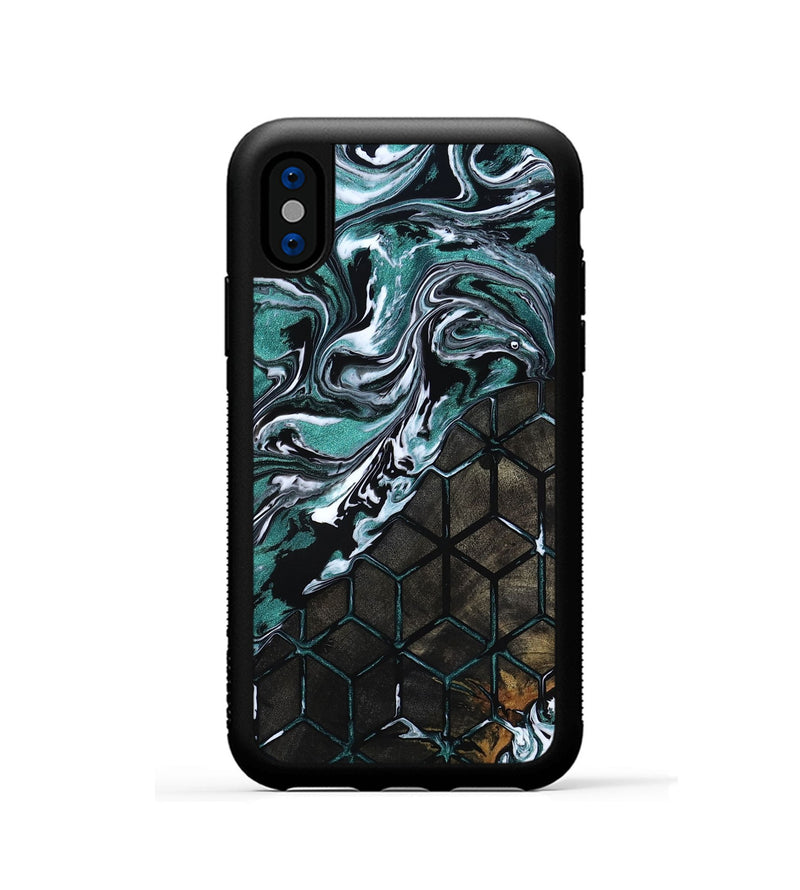 iPhone Xs Wood Phone Case - Sloan (Pattern, 818219)