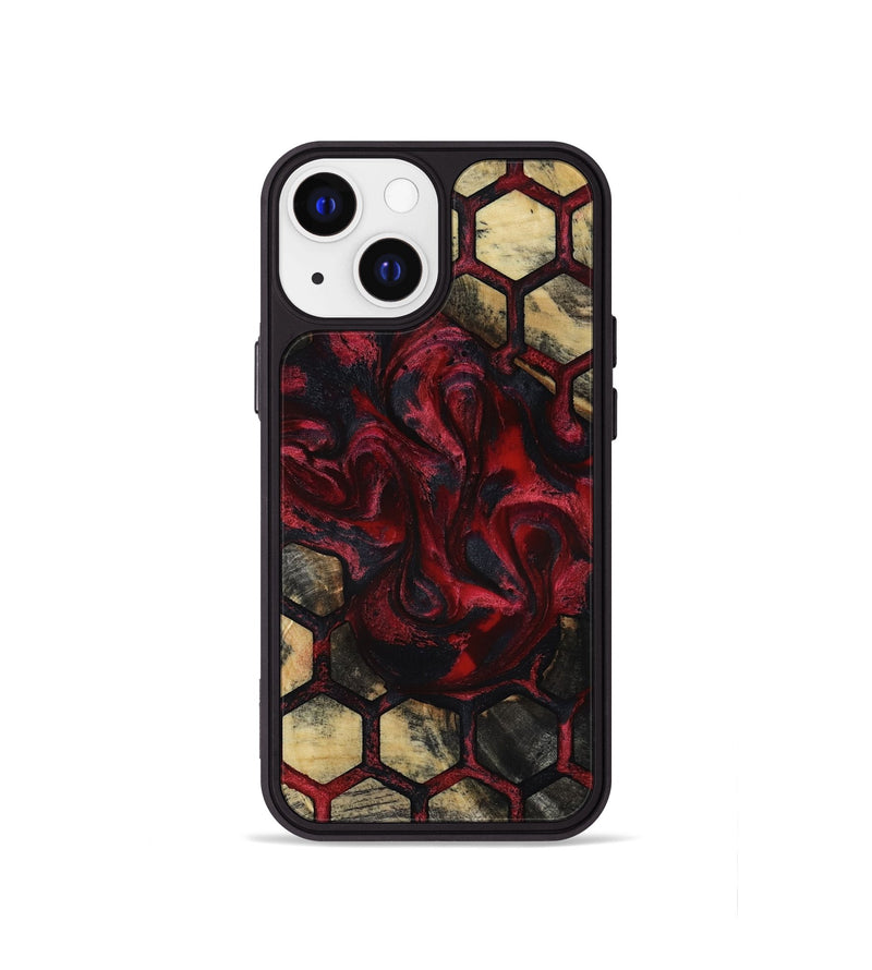 iPhone 13 mini Wood Phone Case - Taurean (Pattern, 818221)