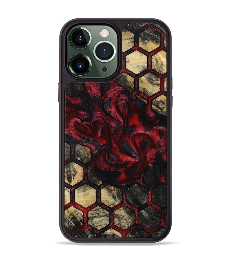 iPhone 13 Pro Max Wood Phone Case - Taurean (Pattern, 818221)