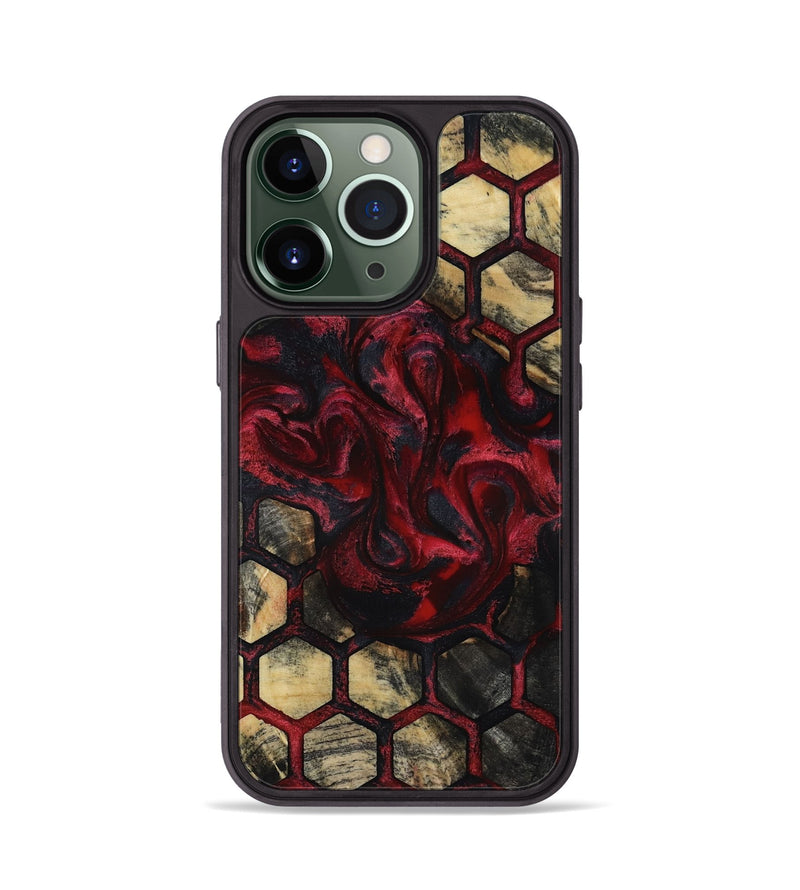 iPhone 13 Pro Wood Phone Case - Taurean (Pattern, 818221)