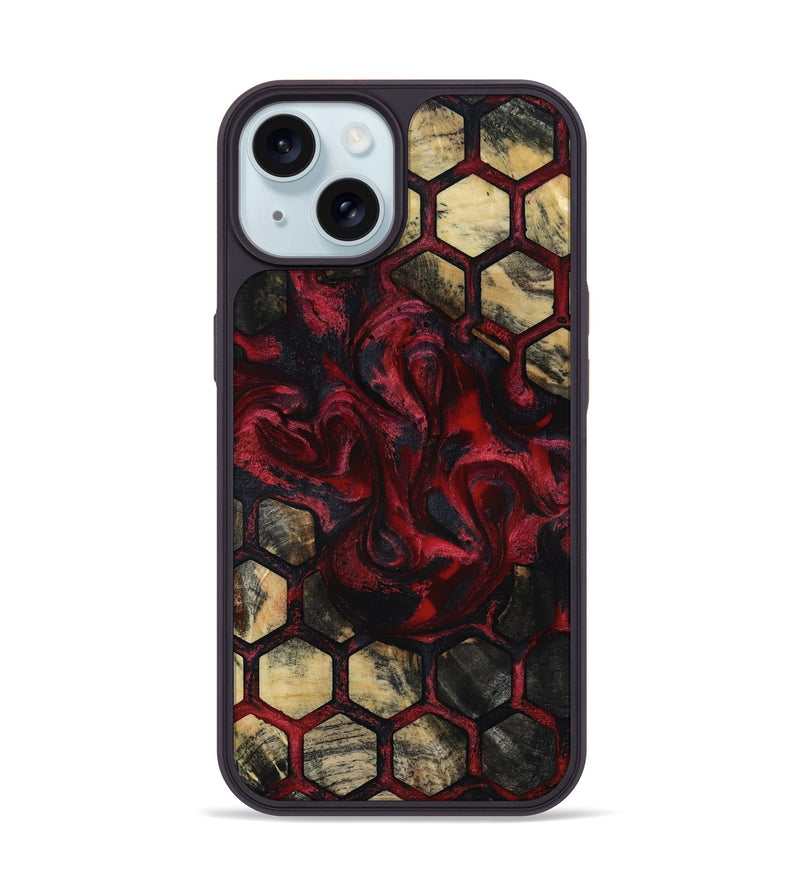 iPhone 15 Wood Phone Case - Taurean (Pattern, 818221)
