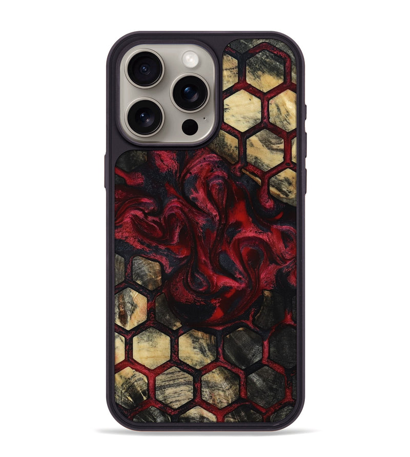 iPhone 15 Pro Max Wood Phone Case - Taurean (Pattern, 818221)