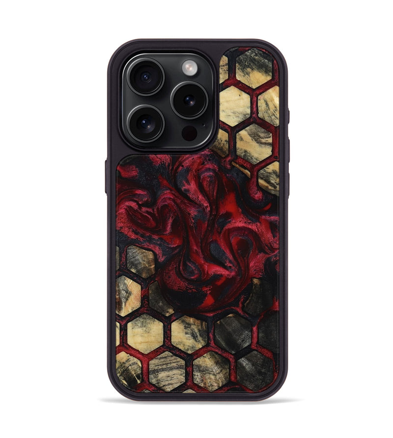 iPhone 15 Pro Wood Phone Case - Taurean (Pattern, 818221)