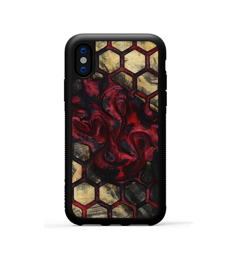 iPhone Xs Wood Phone Case - Taurean (Pattern, 818221)