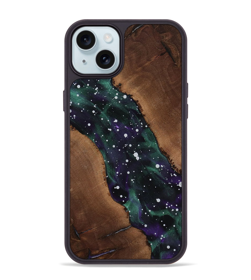 iPhone 15 Plus Wood Phone Case - Chrissy (Cosmos, 818222)