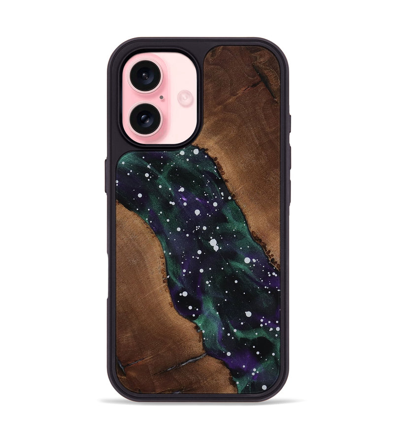 iPhone 16 Wood Phone Case - Chrissy (Cosmos, 818222)