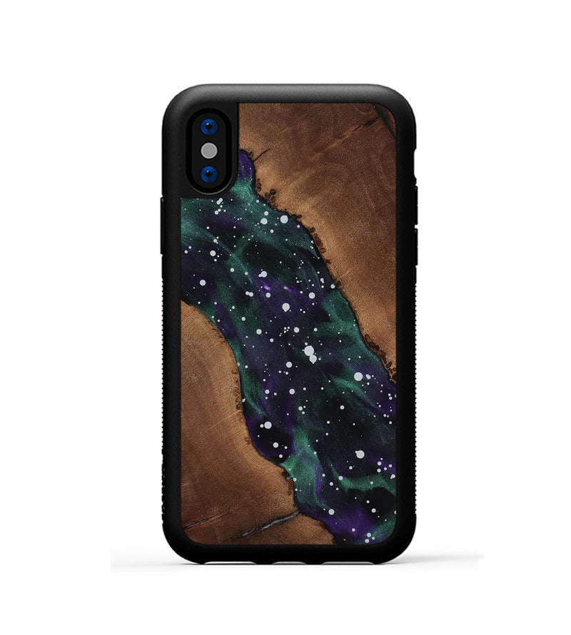 iPhone Xs Wood Phone Case - Chrissy (Cosmos, 818222)