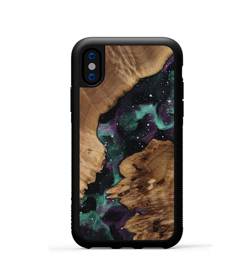 iPhone Xs Wood Phone Case - Keith (Cosmos, 818225)