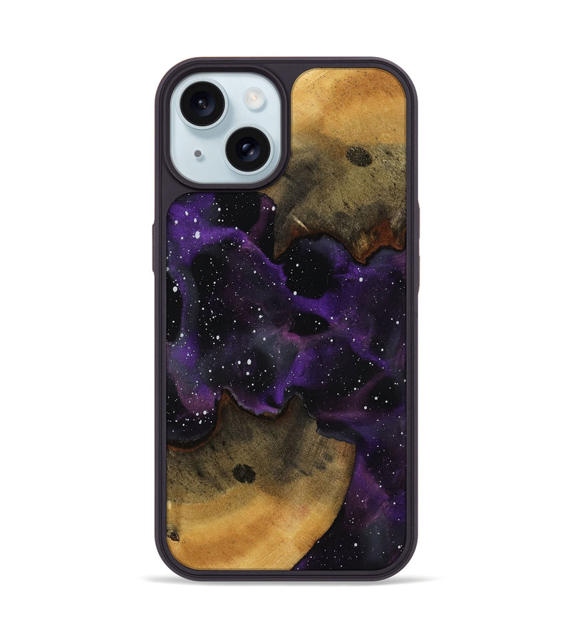 iPhone 15 Wood Phone Case - Jamiya (Cosmos, 818228)