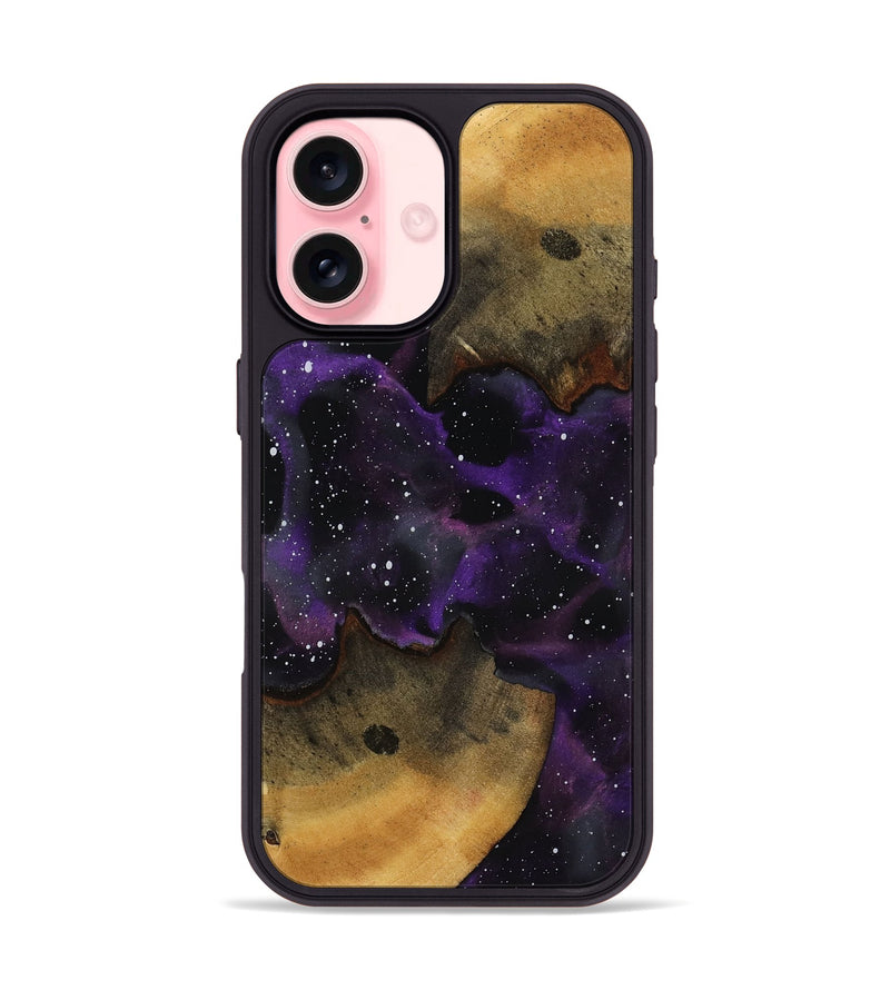 iPhone 16 Wood Phone Case - Jamiya (Cosmos, 818228)