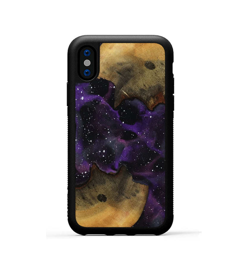 iPhone Xs Wood Phone Case - Jamiya (Cosmos, 818228)