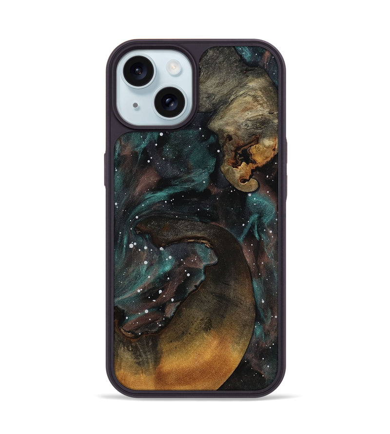 iPhone 15 Wood Phone Case - Nathan (Cosmos, 818229)
