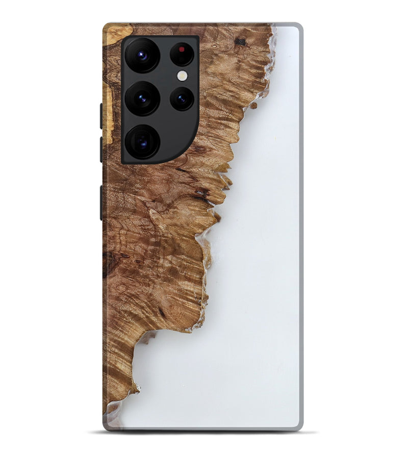 Galaxy S22 Ultra Wood Live Edge Phone Case - Nettie (Clear, 818235)