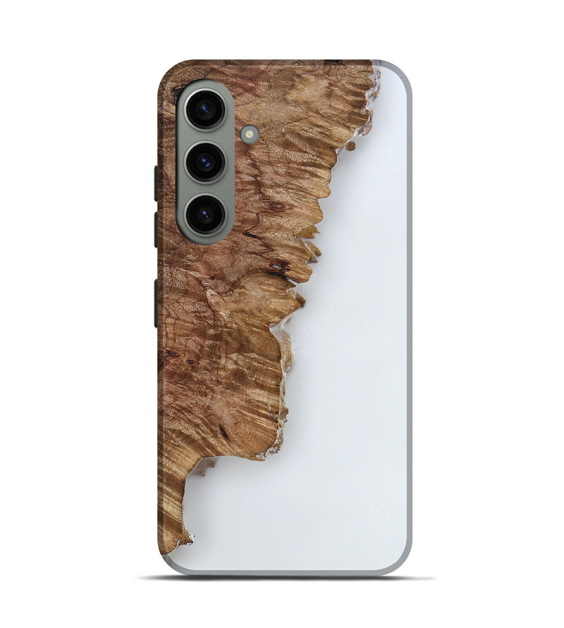 Galaxy S24 Wood Live Edge Phone Case - Nettie (Clear, 818235)