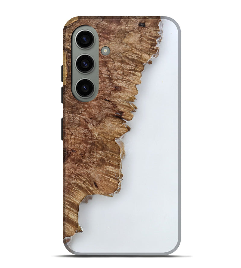 Galaxy S24 Plus Wood Live Edge Phone Case - Nettie (Clear, 818235)