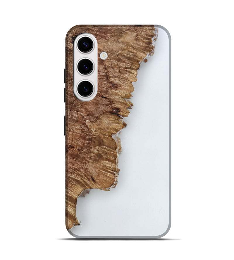 Galaxy S25 Wood Live Edge Phone Case - Nettie (Clear, 818235)