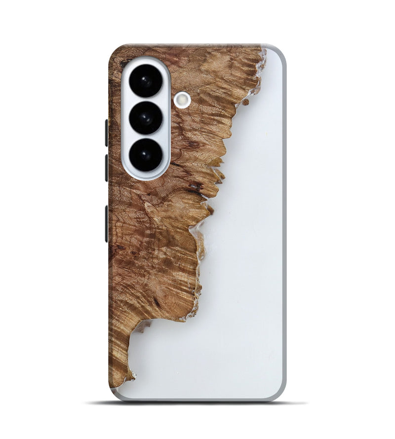 Galaxy S26 Wood Live Edge Phone Case - Nettie (Clear, 818235)