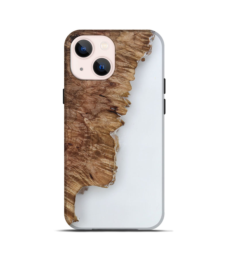 iPhone 13 mini Wood Live Edge Phone Case - Nettie (Clear, 818235)
