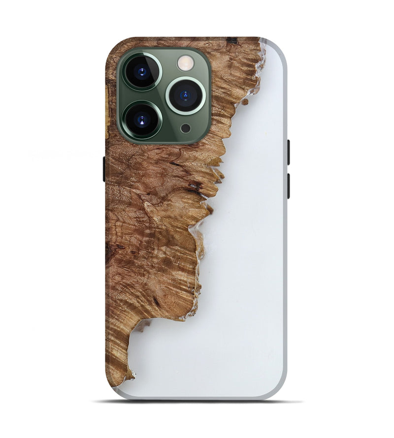 iPhone 13 Pro Wood Live Edge Phone Case - Nettie (Clear, 818235)