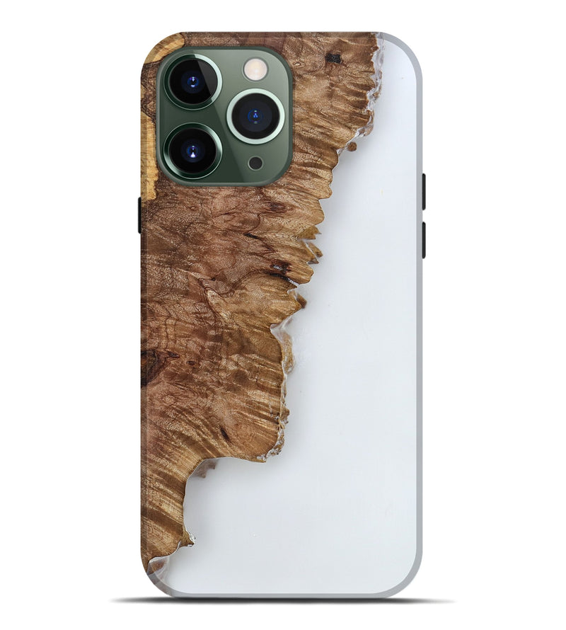 iPhone 13 Pro Max Wood Live Edge Phone Case - Nettie (Clear, 818235)