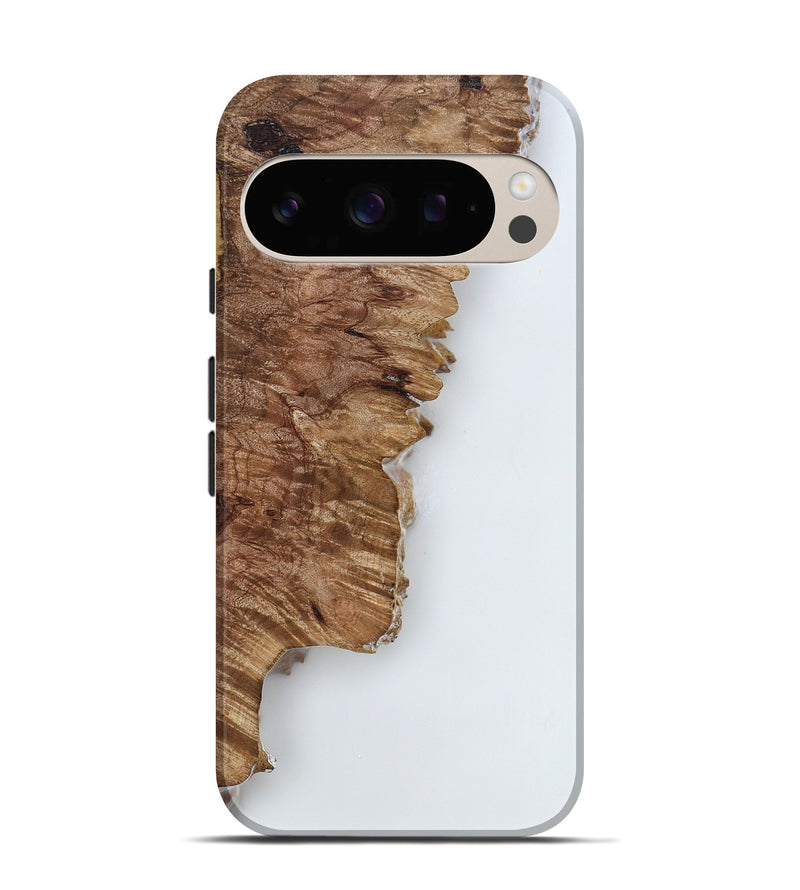 Pixel 10 Pro Wood Live Edge Phone Case - Nettie (Clear, 818235)