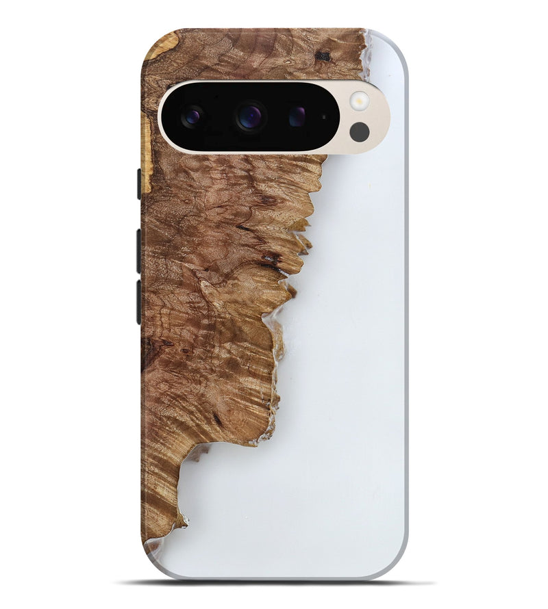 Pixel 9 Pro XL Wood Live Edge Phone Case - Nettie (Clear, 818235)