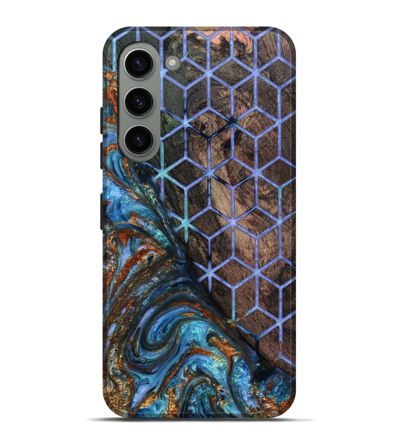 Galaxy S23 Plus Wood Live Edge Phone Case - Jerrica (Pattern, 818236)