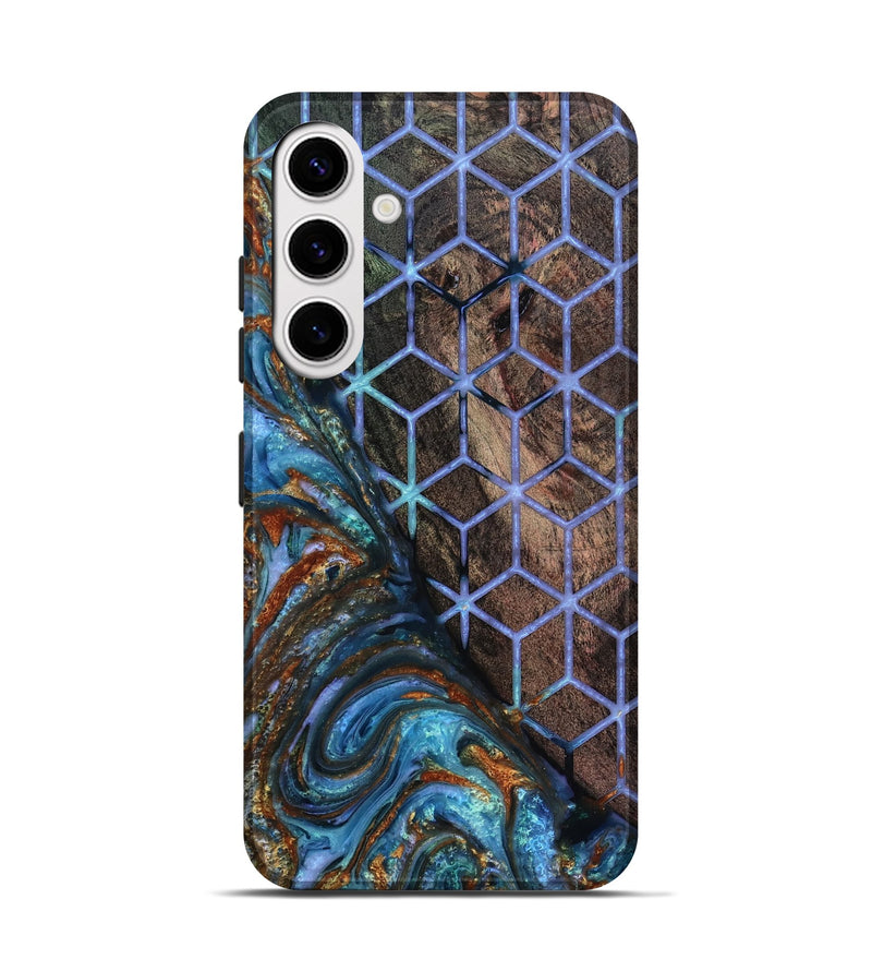 Galaxy S25 Wood Live Edge Phone Case - Jerrica (Pattern, 818236)