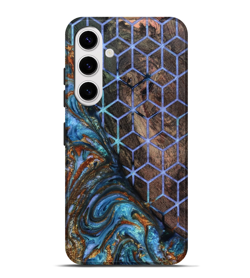 Galaxy S25 Plus Wood Live Edge Phone Case - Jerrica (Pattern, 818236)