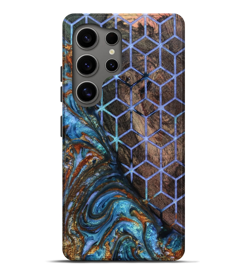 Galaxy S25 Ultra Wood Live Edge Phone Case - Jerrica (Pattern, 818236)