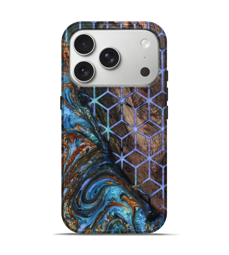 iPhone 17 Pro Wood Live Edge Phone Case - Jerrica (Pattern, 818236)