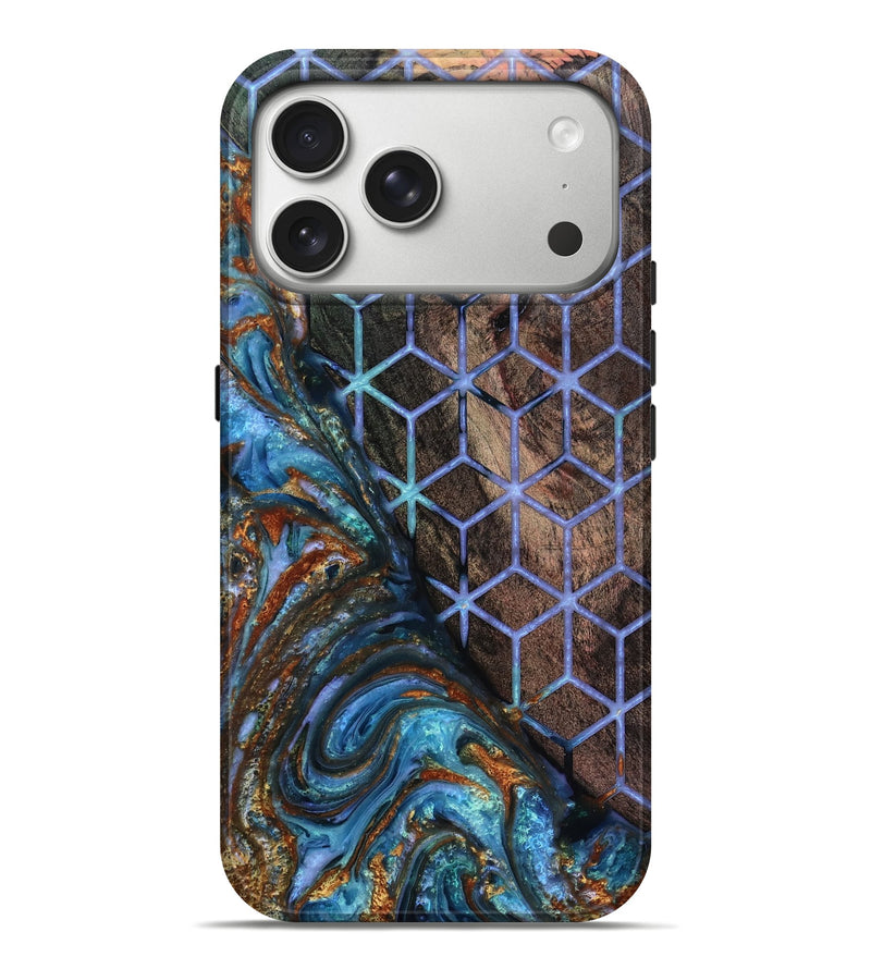 iPhone 17 Pro Max Wood Live Edge Phone Case - Jerrica (Pattern, 818236)