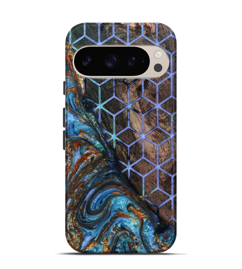 Pixel 9 Pro Wood Live Edge Phone Case - Jerrica (Pattern, 818236)